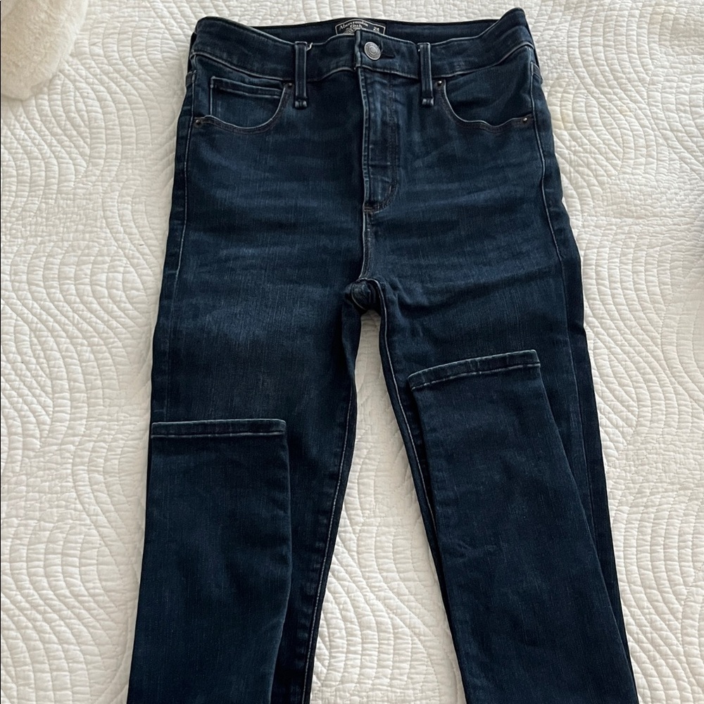 Abercrombie Dark Blue Denim skinny Jeans